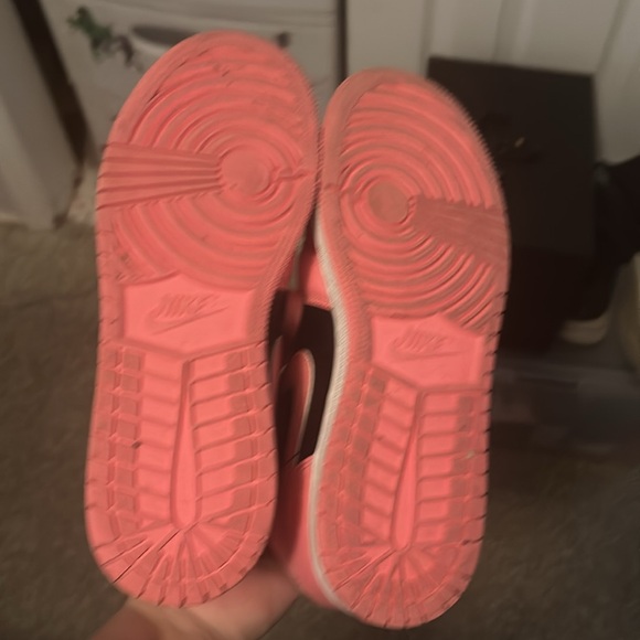 Pink and black Nike Air Jordan’s. Gently used. No marks or scratches. - Picture 4 of 4